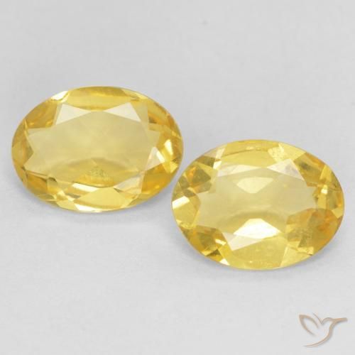 1.77ctw Natural Dorado claro Berilo, Ovalada, VS