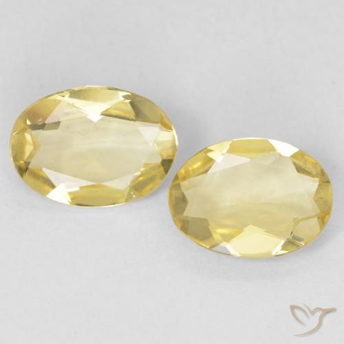 1.50ctw Natural Dorado claro Berilo, Ovalada, VS
