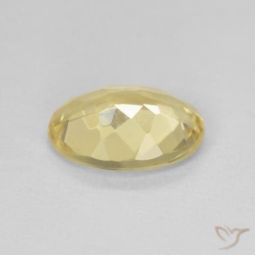 Berilo Amarillo claro natural de 1.40 ct, Ovalada, VVS