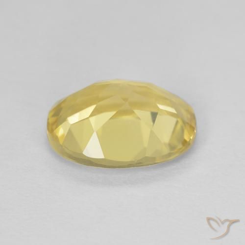 Berilo Dorado claro natural de 1.70 ct, Ovalada, VVS