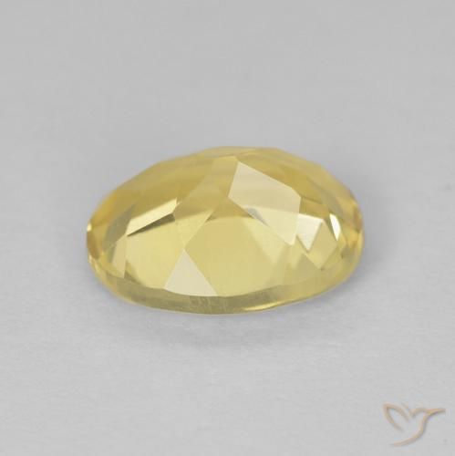 Berilo Dorado claro natural de 1.75 ct, Ovalada, VVS