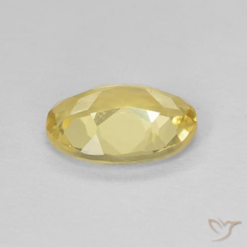 Berilo Amarillo claro natural de 1.42 ct, Ovalada, VVS