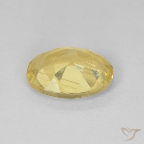 Berilo Amarillo-dorado claro natural de 1.60 ct, Ovalada, VVS