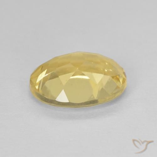 Berilo Amarillo claro natural de 1.75 ct, Ovalada, VVS