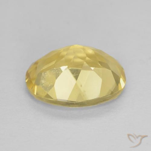 Berilo Amarillo claro natural de 2.22 ct, Ovalada, VVS