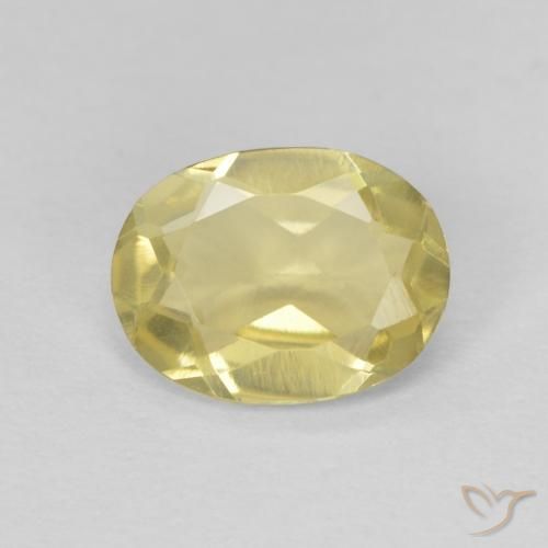 Berilo Amarillo dorado natural de 1.00 ct, Ovalada, VVS