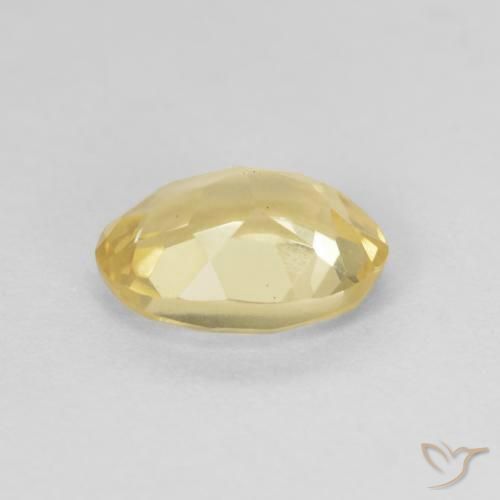 Berilo Amarillo-dorado claro natural de 1.15 ct, Ovalada, VVS-VS