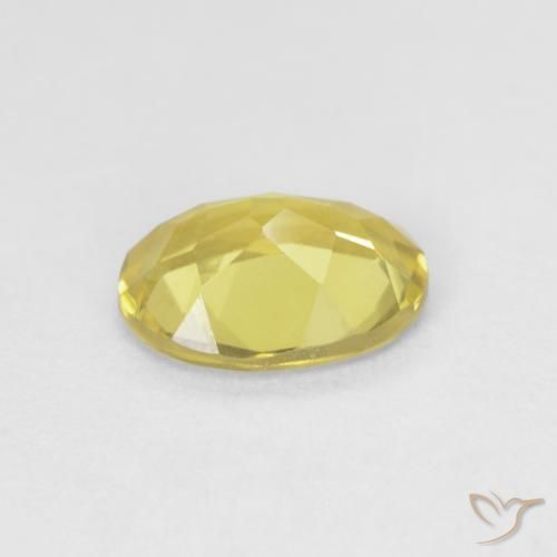 Berilo Amarillo abejorro claro natural de 0.99 ct, Ovalada, VVS-VS