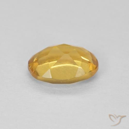 Berilo Dorado natural de 0.76 ct, Ovalada, VVS-VS