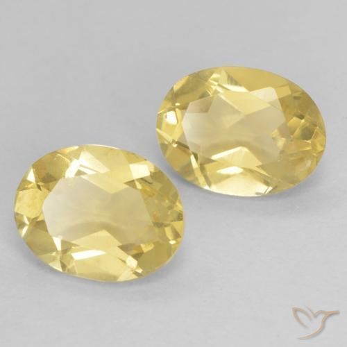 2.17ctw Natural Dorado claro Berilo, Ovalada, VVS-VS