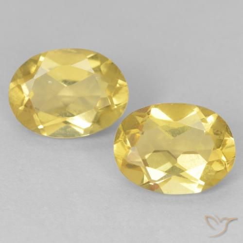 2.20ctw Natural Amarillo claro Berilo, Ovalada, VVS-VS