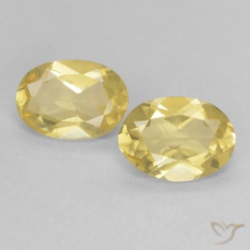 1.26ctw Natural Amarillo claro Berilo, Ovalada, VVS-VS