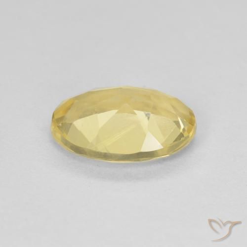 Berilo Amarillo-dorado claro natural de 1.46 ct, Ovalada, VVS-VS