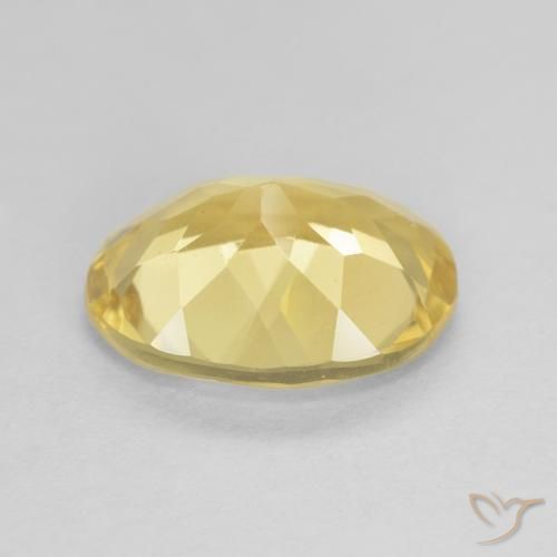 Berilo Amarillo-dorado claro natural de 2.22 ct, Ovalada, VVS-VS