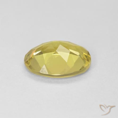 Berilo Amarillo suave natural de 1.34 ct, Ovalada, VS