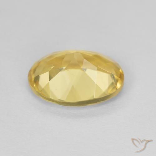 Berilo Amarillo claro natural de 2.19 ct, Ovalada, VVS