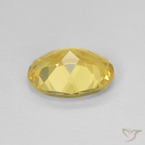 Berilo Amarillo-dorado claro natural de 1.97 ct, Ovalada, VVS
