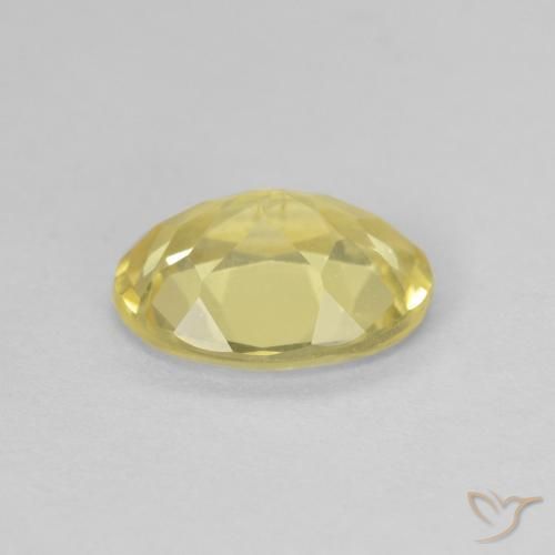 Berilo Amarillo claro natural de 1.43 ct, Ovalada, VVS