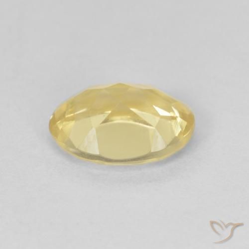 Berilo Amarillo-dorado claro natural de 1.11 ct, Ovalada, VS