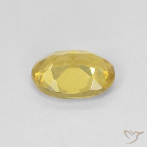 Berilo Amarillo-dorado claro natural de 1.17 ct, Ovalada, VS