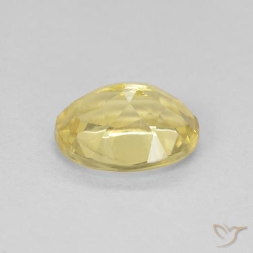 Berilo Amarillo-dorado claro natural de 1.73 ct, Ovalada, VVS-VS