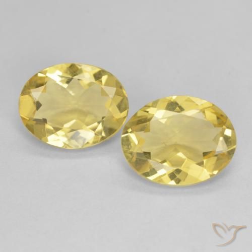 3.86ctw Natural Dorado claro Berilo, Ovalada, VS
