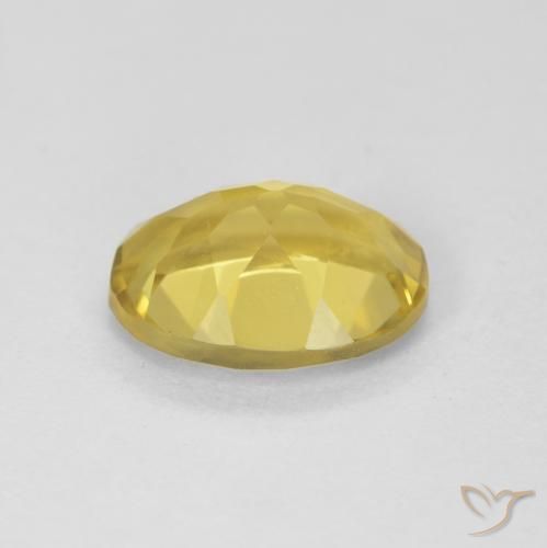Berilo Dorado claro natural de 1.68 ct, Ovalada, VVS