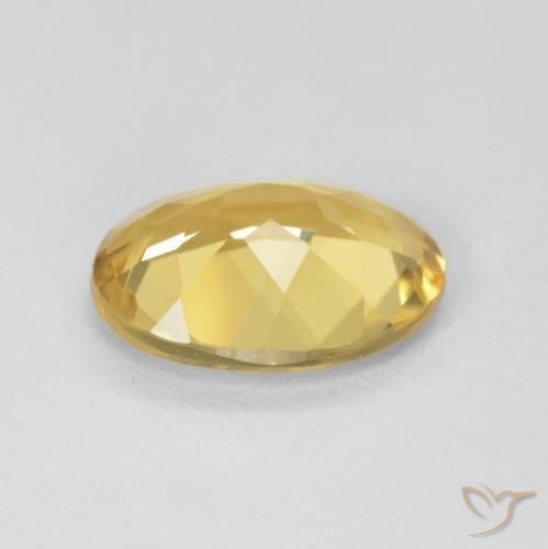 Berilo Amarillo claro natural de 1.89 ct, Ovalada, VVS