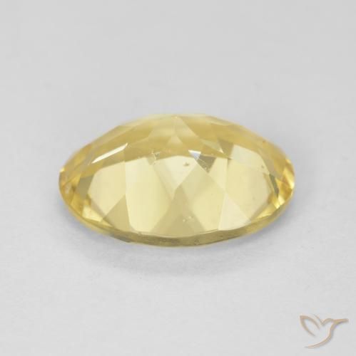 Berilo Amarillo claro natural de 2.21 ct, Ovalada, VVS