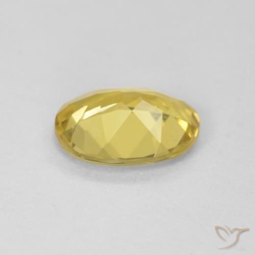 Berilo Amarillo claro natural de 1.33 ct, Ovalada, VVS