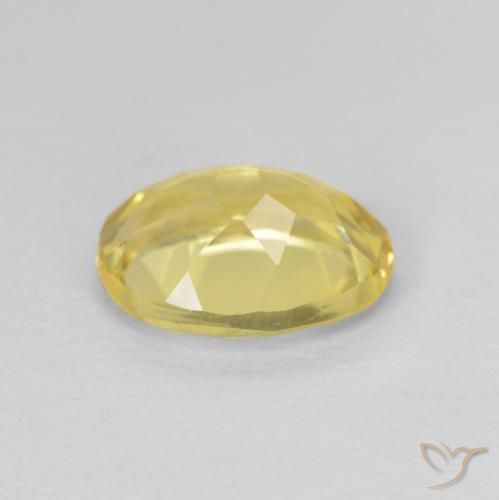 Berilo Amarillo claro natural de 1.76 ct, Ovalada, VVS
