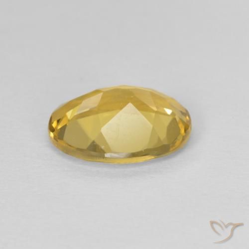 Berilo Amarillo púrpura natural de 1.37 ct, Ovalada, VVS