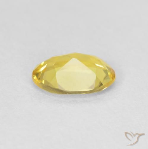 Berilo Amarillo toscana natural de 0.87 ct, Ovalada, VVS-VS