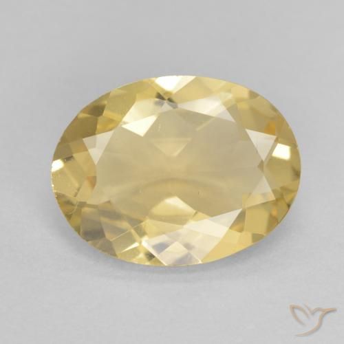 1.70ct Natural Naranja dorado Berilo, Ovalada, VVS-VS