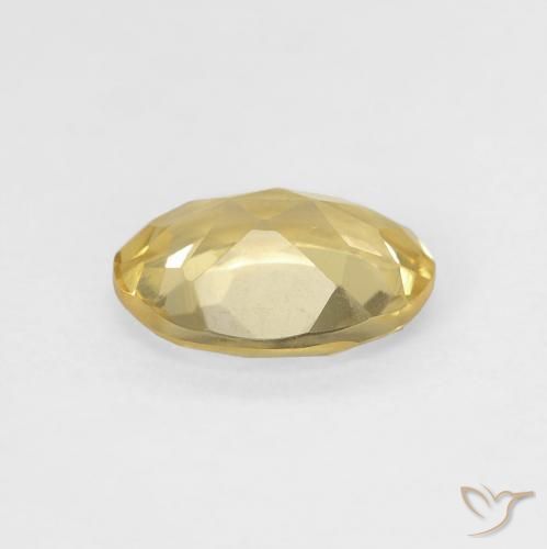 Berilo Amarillo cálido natural de 1.04 ct, Ovalada, VVS-VS