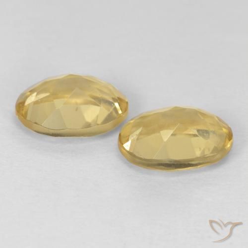 Gemas de Berilo Amarillo dijón natural de 2.45 ct, Ovalada, VVS-VS
