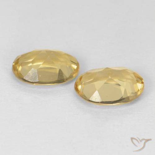 Gemas de Berilo Dorado natural de 2.24 ct, Ovalada, VVS-VS