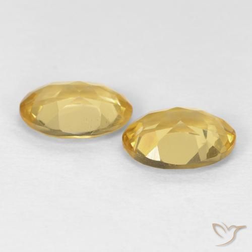 Gemas de Berilo Dorado natural de 2.02 ct, Ovalada, VVS
