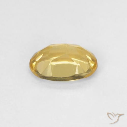 Berilo Dorado natural de 0.70 ct, Ovalada, VS