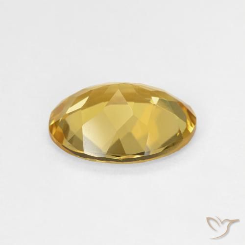 Berilo Marrón amarillento natural de 2.11 ct, Ovalada, VS