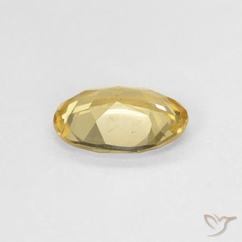 Berilo Dorado natural de 0.90 ct, Ovalada, VS