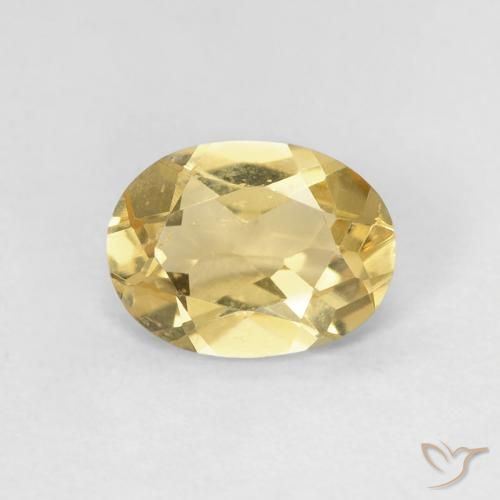 1.03ct Natural Dorado Berilo, Ovalada, VS