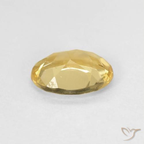 Berilo Dorado natural de 1.03 ct, Corte Óvalo, VS