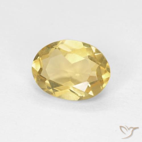 Berilo Naranja dorado natural de 1.20 ct, Ovalada, VVS