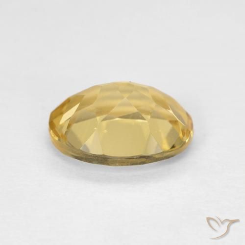 Berilo Dorado medio natural de 1.74 ct, Ovalada, VVS