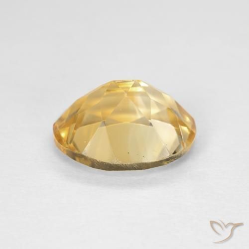 Berilo Dorado medio natural de 3.14 ct, Ovalada, VVS