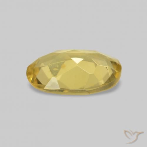 Berilo Amarillo claro natural de 0.52 ct, Ovalada, VS