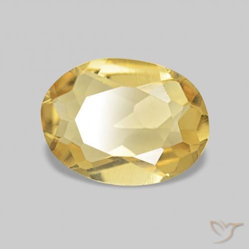 Berilo Naranja dorado natural de 0.99 ct, Ovalada, VS
