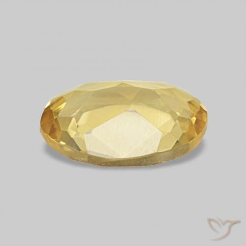 Berilo Naranja dorado natural de 0.99 ct, Ovalada, VS