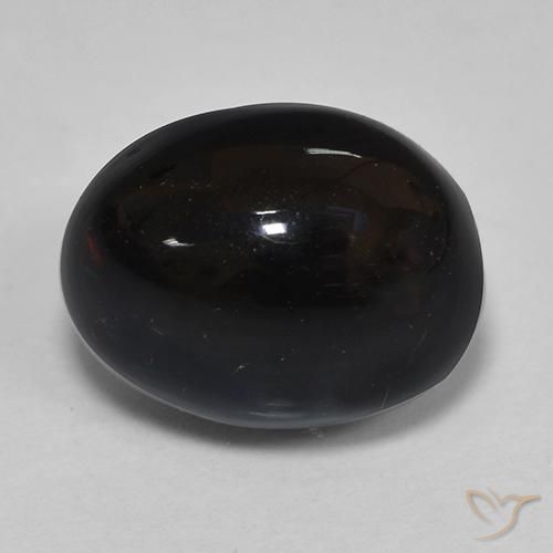 Ópalo negro Multicolor natural de 1.46 ct, Ovalada, Opaco